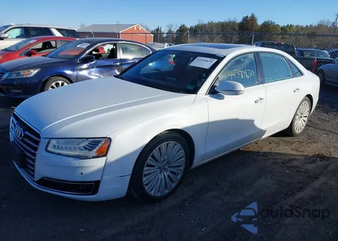 2015 Audi A8 L 4.0T from USA, damaged, VIN WAU32AFDXFN022202